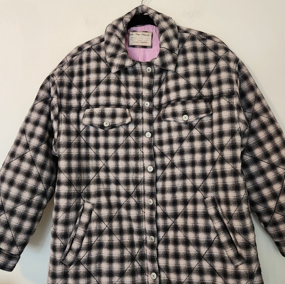 We the Free by Free People Plaid Quilted Jacket - Picture 4 of 15